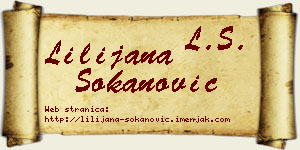 Lilijana Sokanović vizit kartica